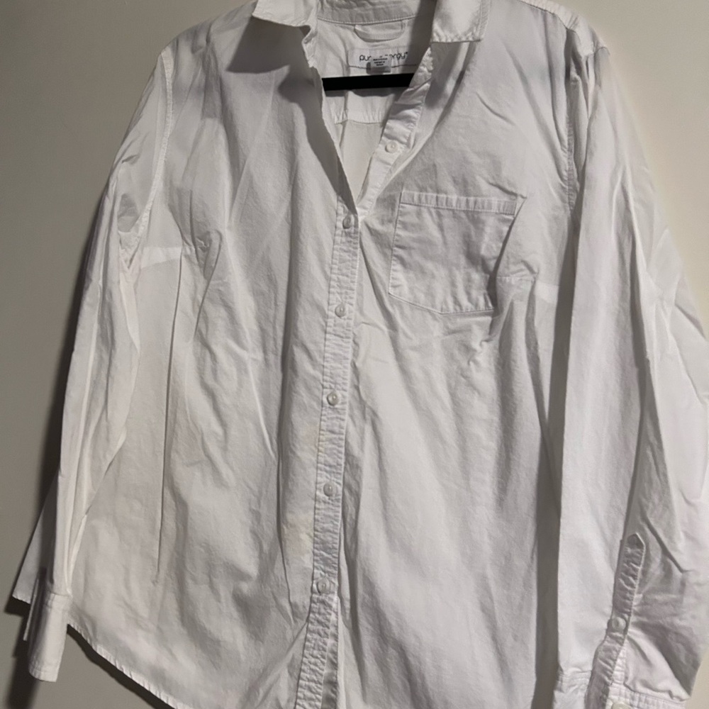 Pure Energy Classic White Blouse
